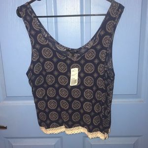 Never worn navy blue tank top